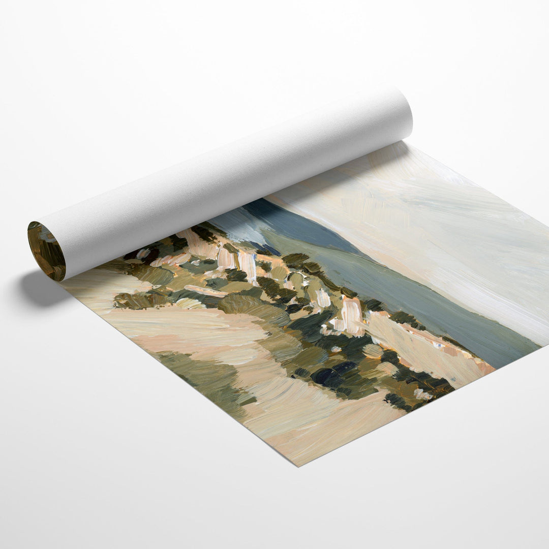 Windy Coast abstract art print