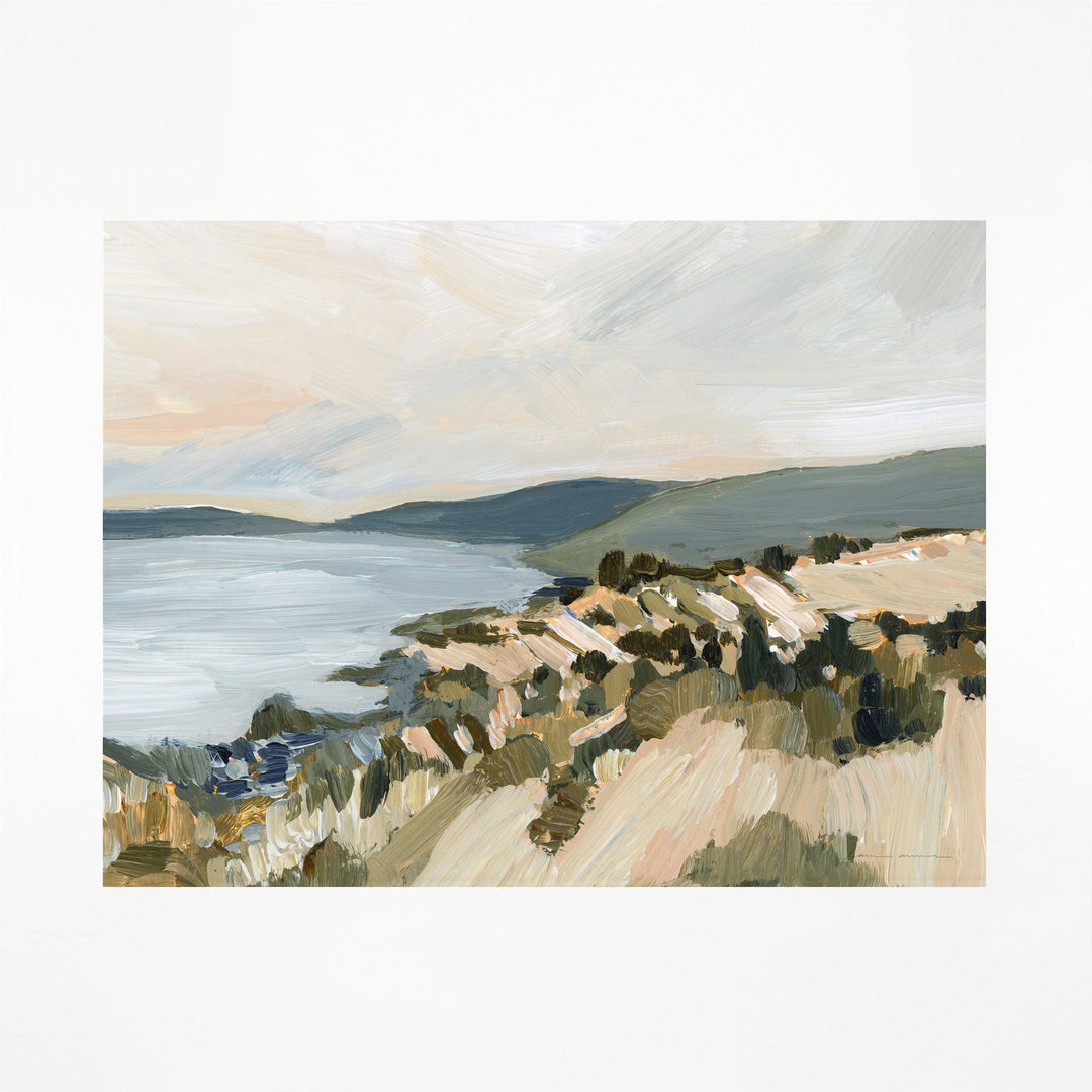 coastal landscape painting