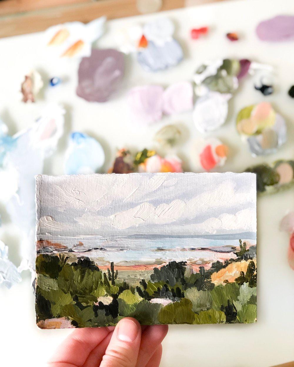 Oil painting landscape held, IMG_0170