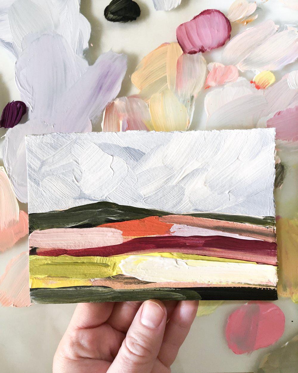 Abstract landscape painting, IMG_7896