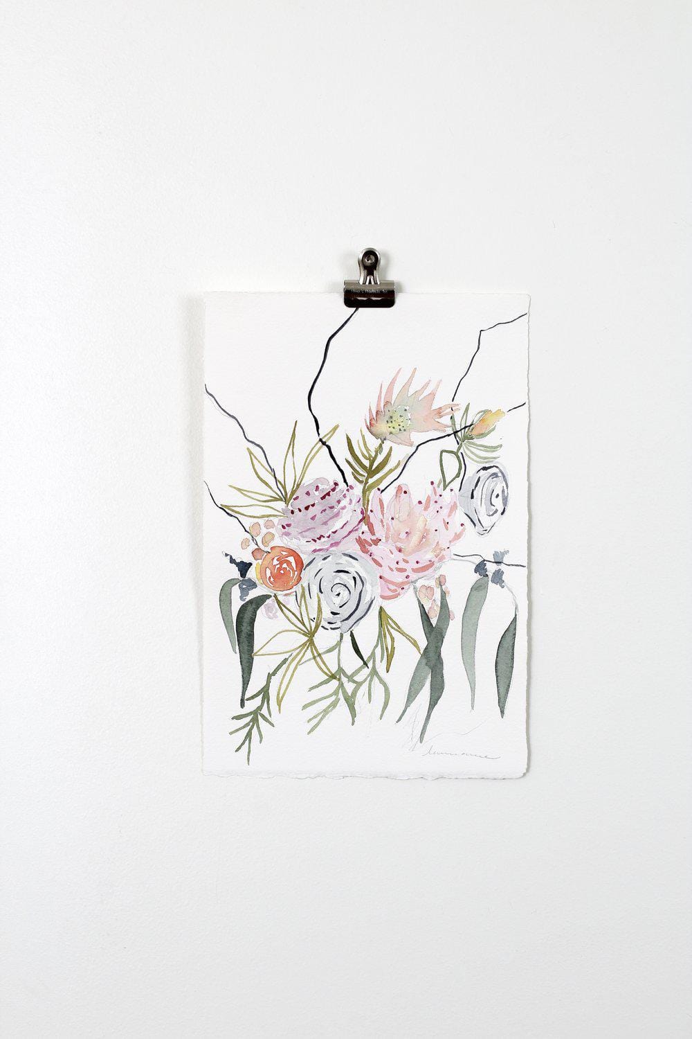 Watercolor floral art print, fullsizeoutput_3a17
