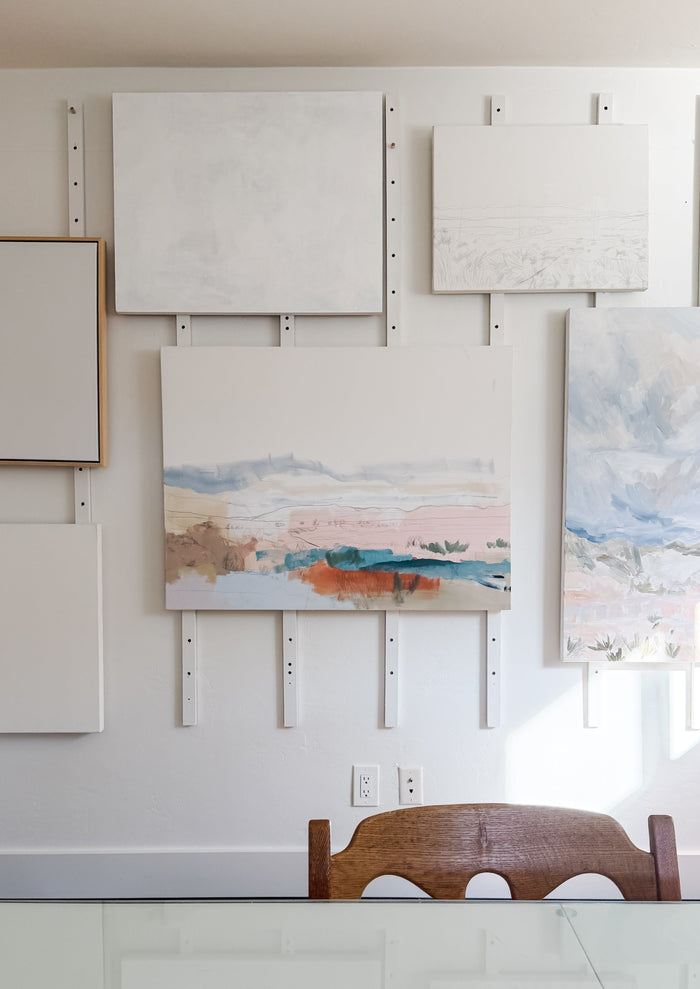 gallery wall of art prints