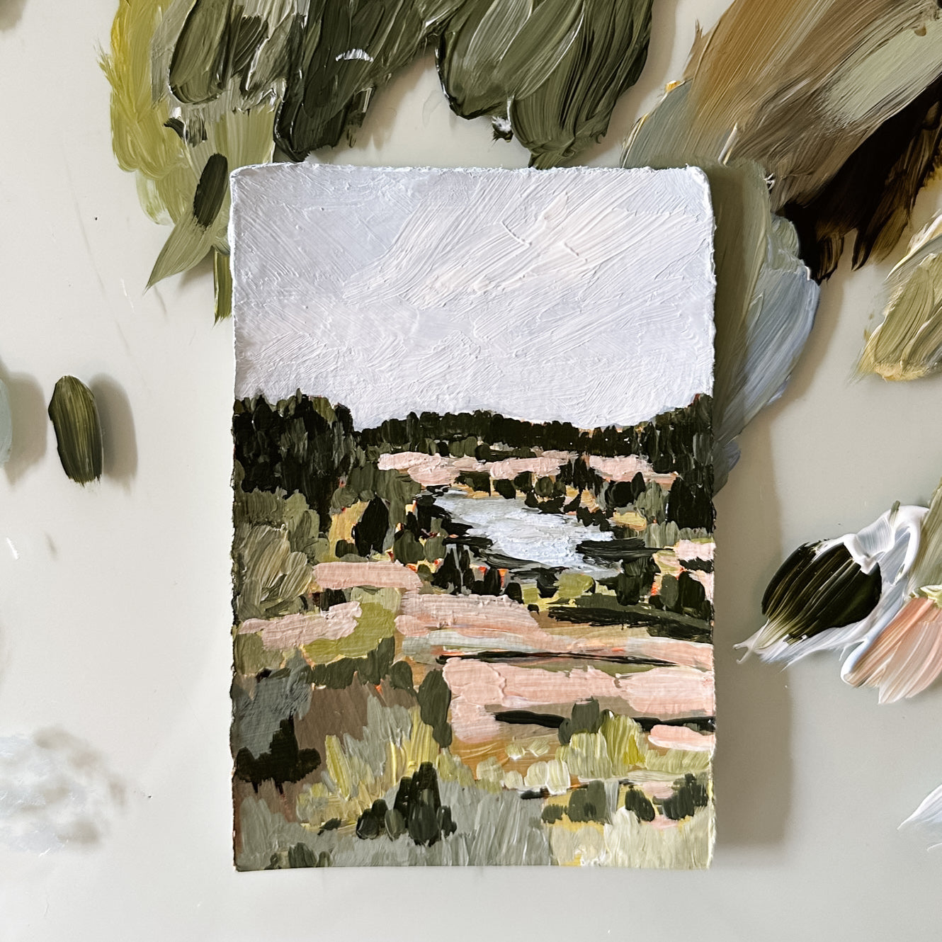 "Orcas" Tiny Landscape
