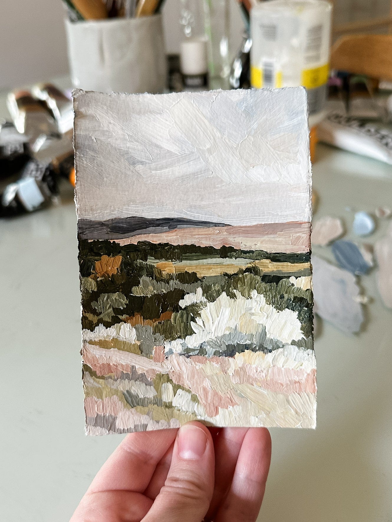 "Mountain Desert" Tiny Landscape