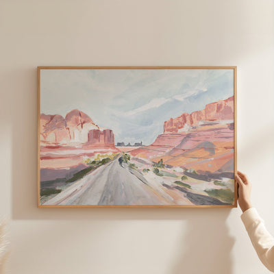 "Canyon Road" Signed Art Print