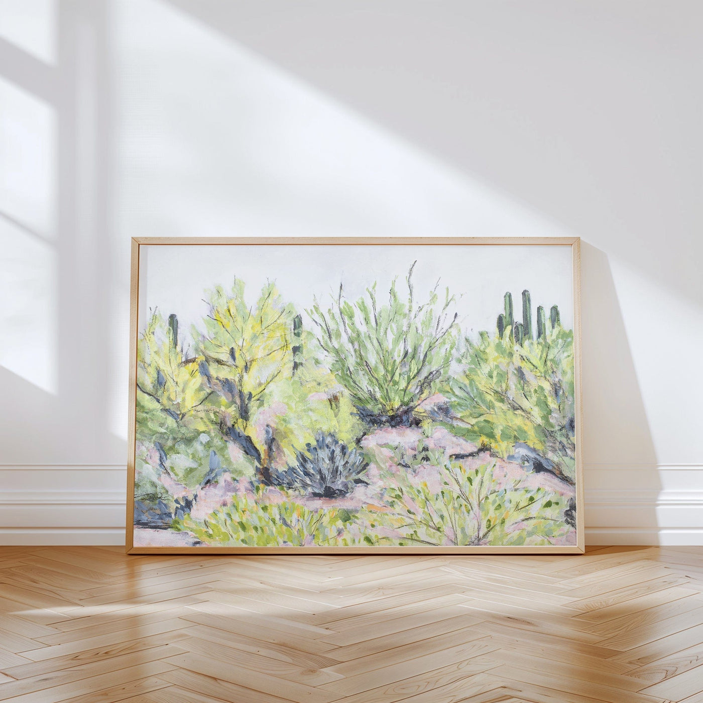 "Desert Plants" Signed Art Print