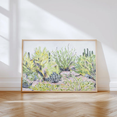 "Desert Plants" Signed Art Print