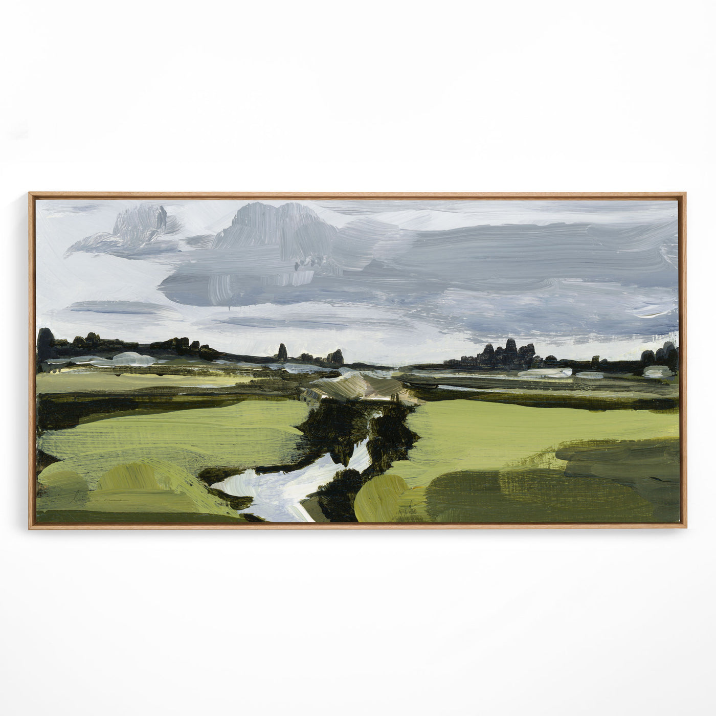 "Foggy Countryside" Art Print