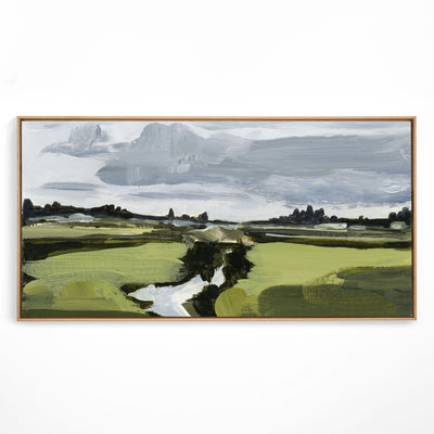 "Foggy Countryside" Art Print