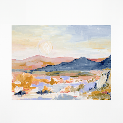 "Joshua Tree Dusk" Art Print