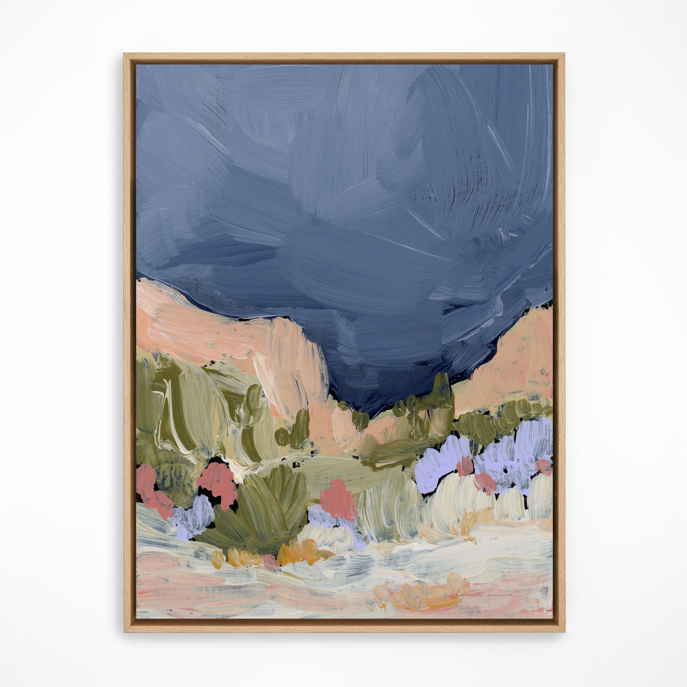 "Joshua Tree Rainy Morning" Art Print
