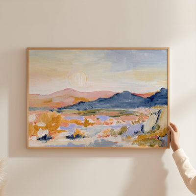 "Joshua Tree Dusk" Signed Art Print