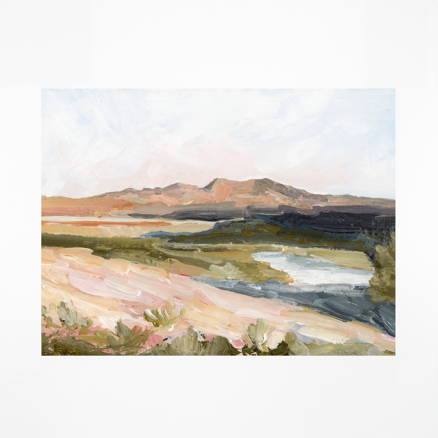 "Mountain Shadow" Art Print Sample