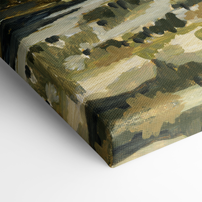 Oregon River printed border art
