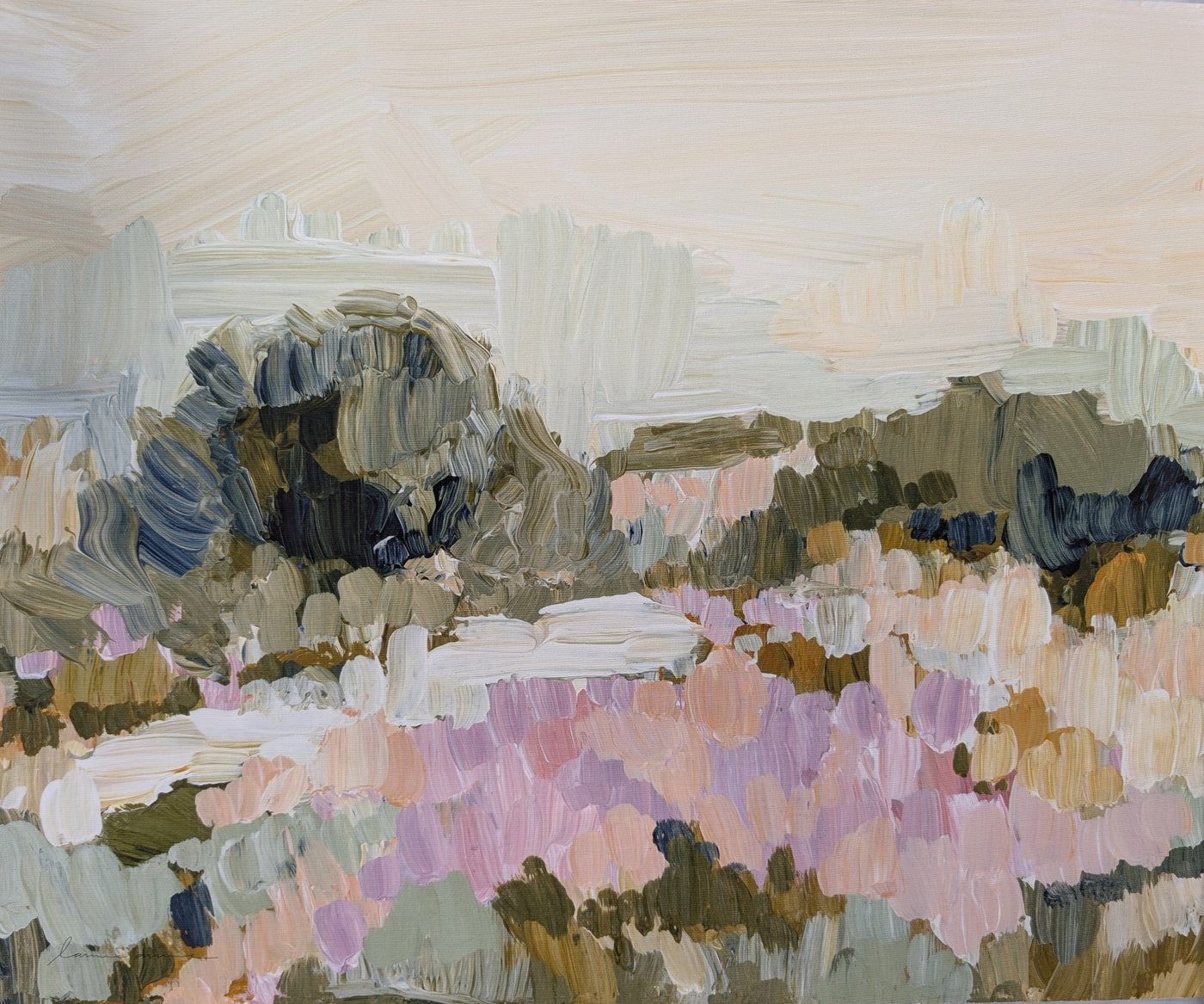 Abstract landscape painting, PXL_20250109_230107089