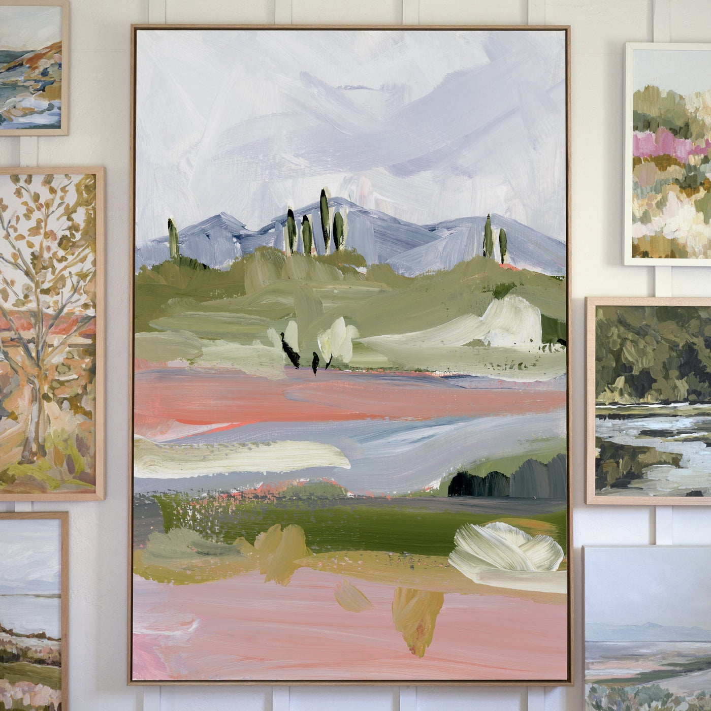 "Periwinkle Desert" Signed Art Print