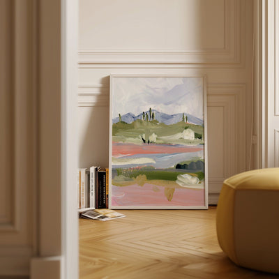 "Periwinkle Desert" Signed Art Print