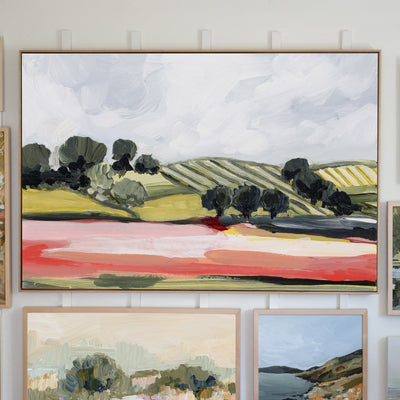 "Red Fields" Signed Art Print