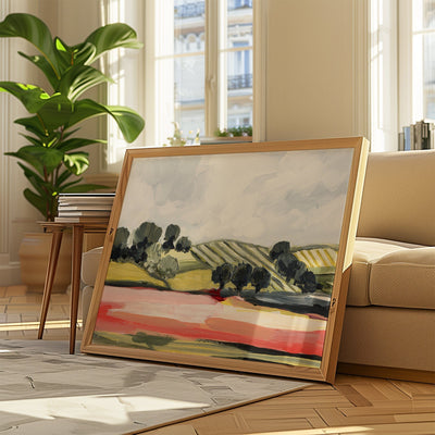 "Red Fields" Signed Art Print