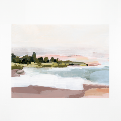 "Sunset Shore" Art Print