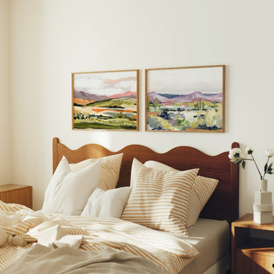 California Hills & Desert Flora Print Set