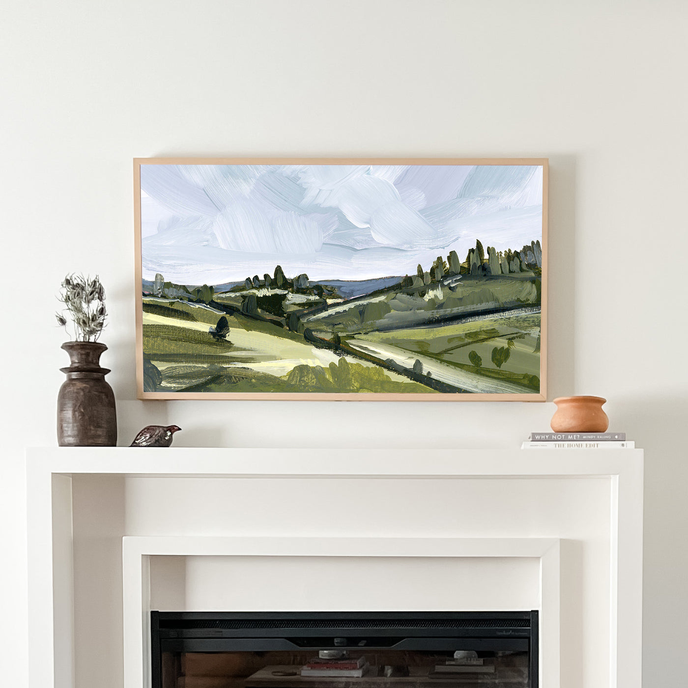 Italian Hills TV Art