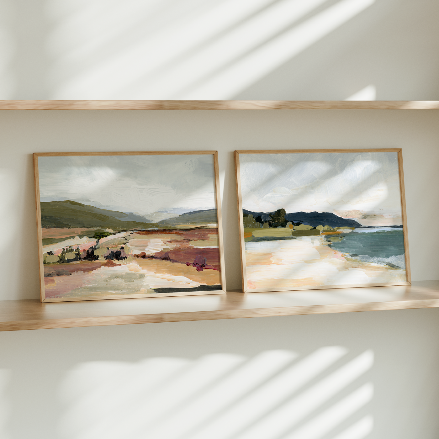 Olive Hills & North Shore Print Set