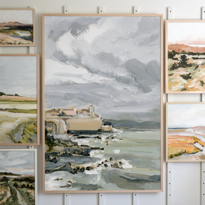 "Antibes Coast" Art Print