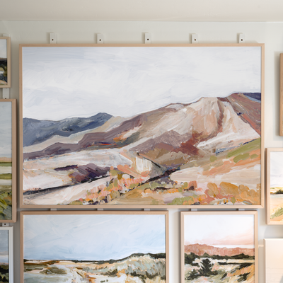 "Blush Mountain" Art Print
