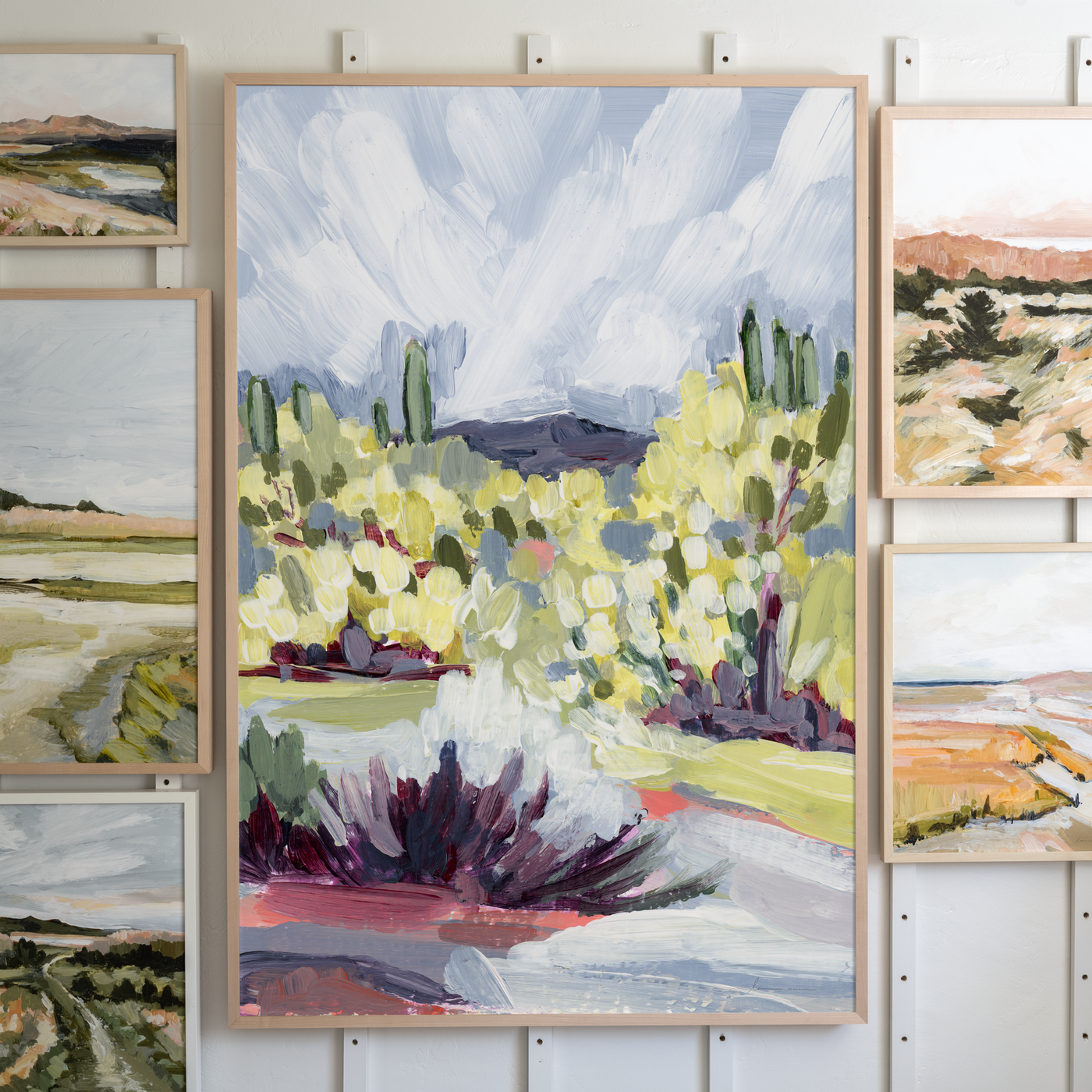 "Brush Desert II" Art Print