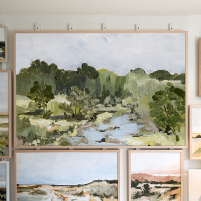 "Countryside Creek" Art Print