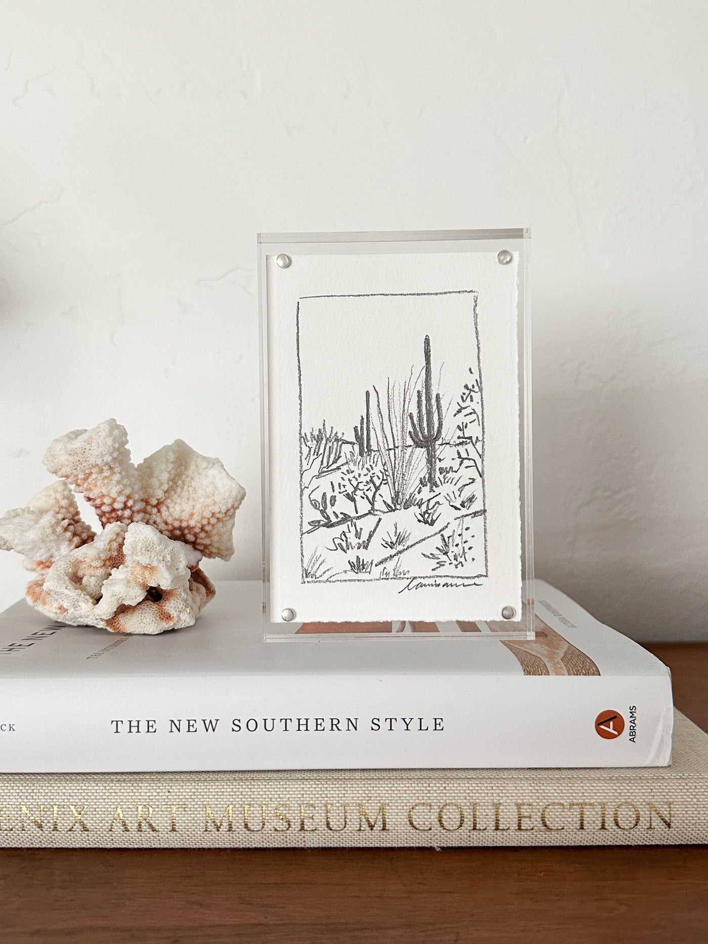 Framed Desert Sketch 1