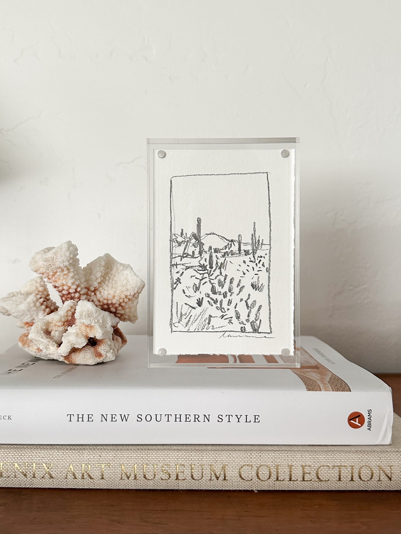 Framed Desert Sketch 3
