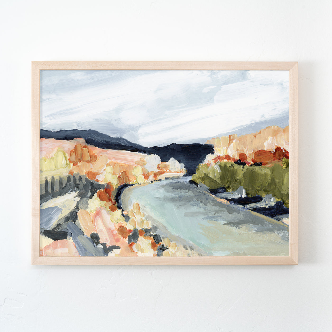 "Painted River II" Art Print