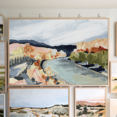 "Painted River II" Art Print