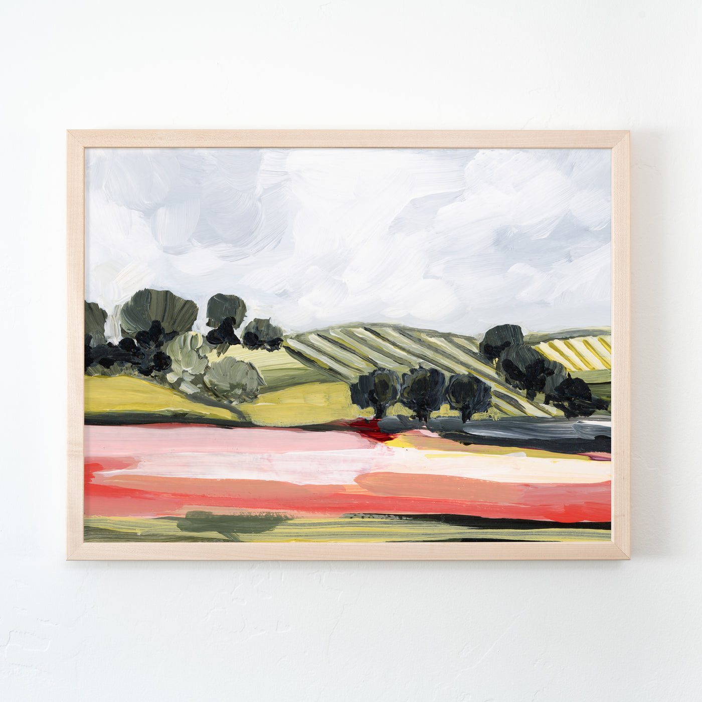 "Red Fields" Art Print