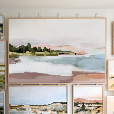 "Sunset Shore" Art Print