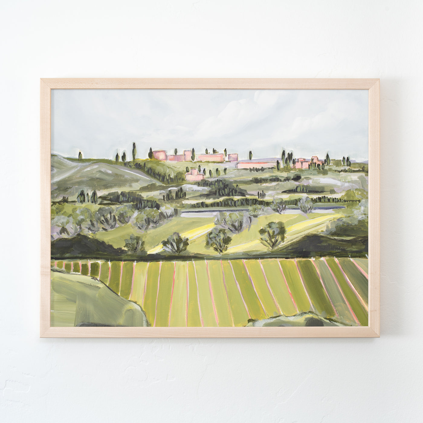 "Tuscan Hills" Art Print