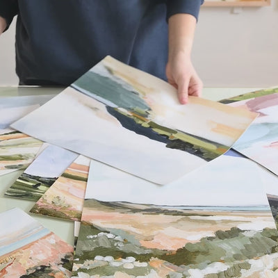 "Blush Mountain" Art Print