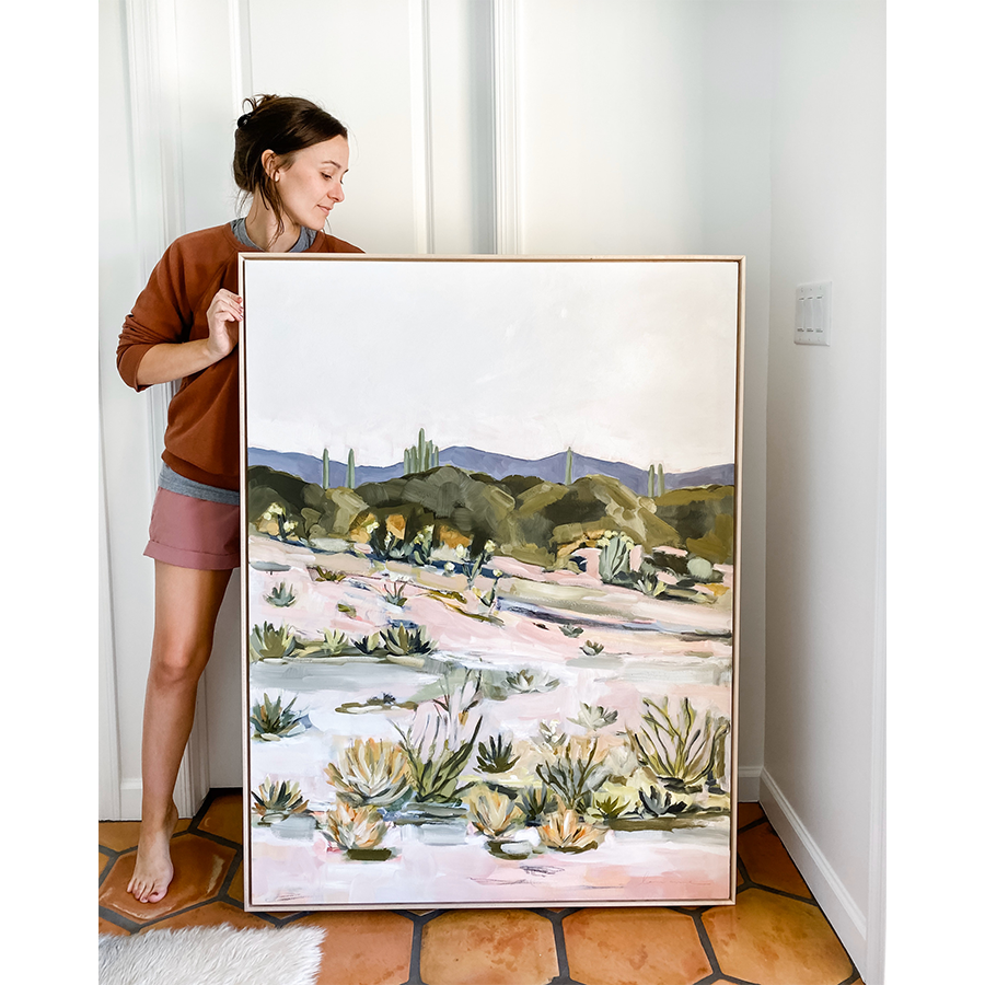 "Desert Glory" Framed Acrylic Painting 36x48